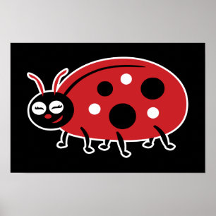 Niedliche Ladybug Poster