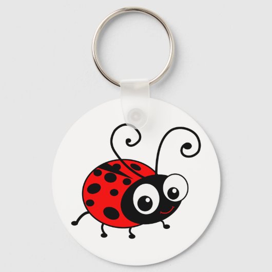 Niedliche Ladybug Schlüsselanhänger (Vorderseite)