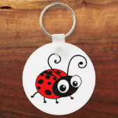 Niedliche Ladybug Schlüsselanhänger (Vorderseite)