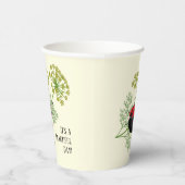 Niedliche Ladybug | Schöner Tag Pappbecher (Rechts)