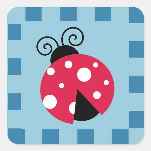 Niedliche Ladybug Stickers (Vorderseite)