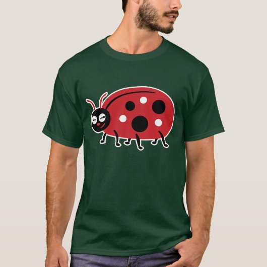 Niedliche Ladybug T-Shirt (Vorderseite)