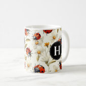 Niedliche Ladybug-Tasse Kaffeetasse (VorderseiteRechts)
