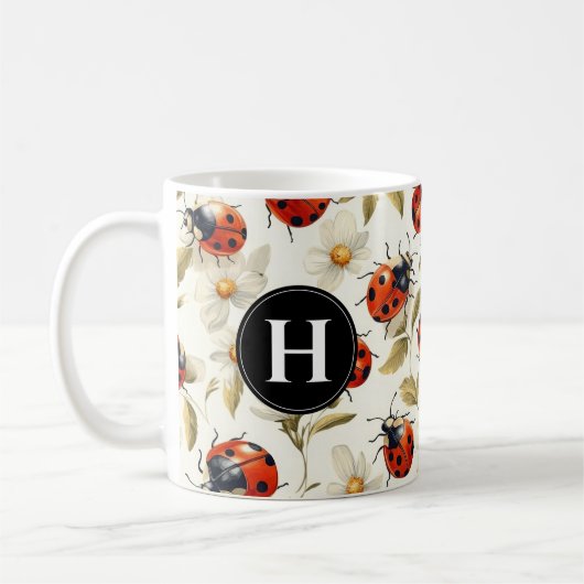Niedliche Ladybug-Tasse Kaffeetasse (Links)