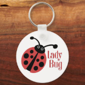 Niedliche Ladybug-Tierwerbung Schlüsselanhänger (Vorderseite)