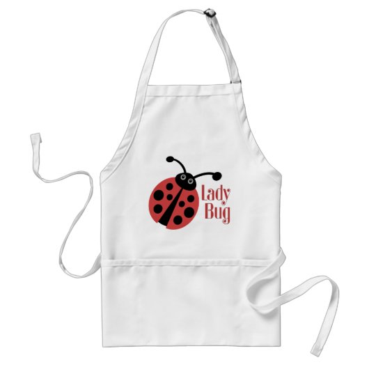 Niedliche Ladybug-Tierwerbung Schürze (Vorne)