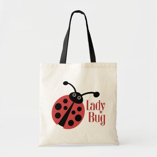 Niedliche Ladybug-Tierwerbung Tragetasche (Vorne)