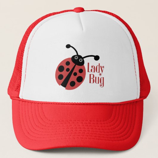 Niedliche Ladybug-Tierwerbung Truckerkappe (Vorderseite)