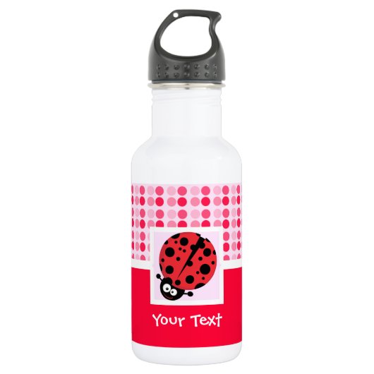 Niedliche Ladybug Trinkflasche (Vorderseite)