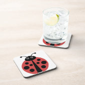 Niedliche Ladybug Untersetzer (Rechte Seite)