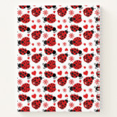Niedliche Ladybugs Custom School Notizblock (Rückseite)