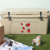 Niedliche Ladybugs Garden Insekten Aufkleber (Kühler)