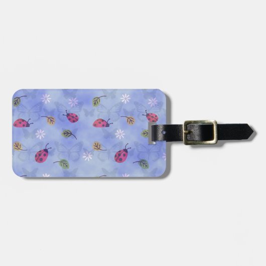 Niedliche Ladybugs Gepäckanhänger (Vorderseite horizontal)