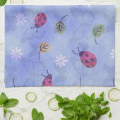 Niedliche Ladybugs Handtuch (Gefaltet)