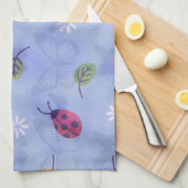 Niedliche Ladybugs Handtuch (Viertel Falte)