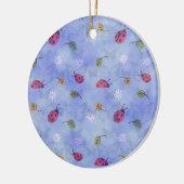 Niedliche Ladybugs Keramik Ornament (Links)