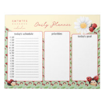 Niedliche LadyBugs Kids Daily Planner Notepad