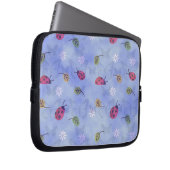 Niedliche Ladybugs Laptopschutzhülle (Vorne Rechts)
