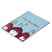 Niedliche Ladybugs Notizblock (Linke Seite)