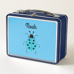 niedliche Ladybugs, personalisiert Metall Brotdose