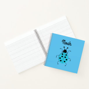 niedliche Ladybugs, personalisiert Notizblock