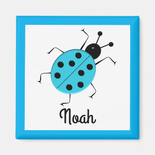 niedliche Ladybugs, personalisiertes Kissen Magnet
