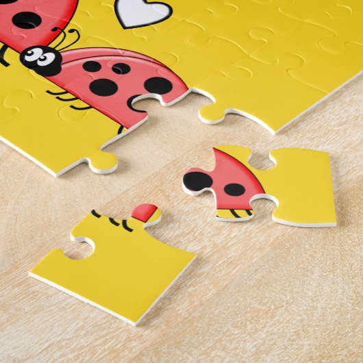 Niedliche Ladybugs Puzzle (Seite)