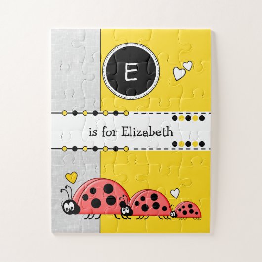 Niedliche Ladybugs Puzzle (Vertikal)