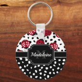 Niedliche Ladybugs Schlüsselanhänger (Vorderseite)