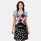 Niedliche Ladybugs Schürze (Getragen)