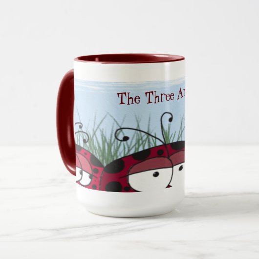 Niedliche Ladybugs Tasse (Vorderseite Links)