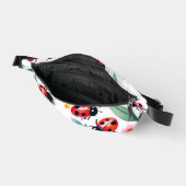 Niedliche Ladybugs und Blume Bauchtasche (Offen)