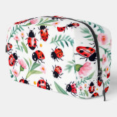 Niedliche Ladybugs und Blume Waschbeutel (Rechte Ecke)