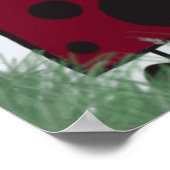 Niedliche Ladybugs und Mistletoe Poster (Ecke)