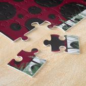 Niedliche Ladybugs und Mistletoe Puzzle (Seite)