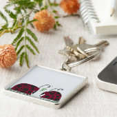 Niedliche Ladybugs und Mistletoe Schlüsselanhänger (Seite)