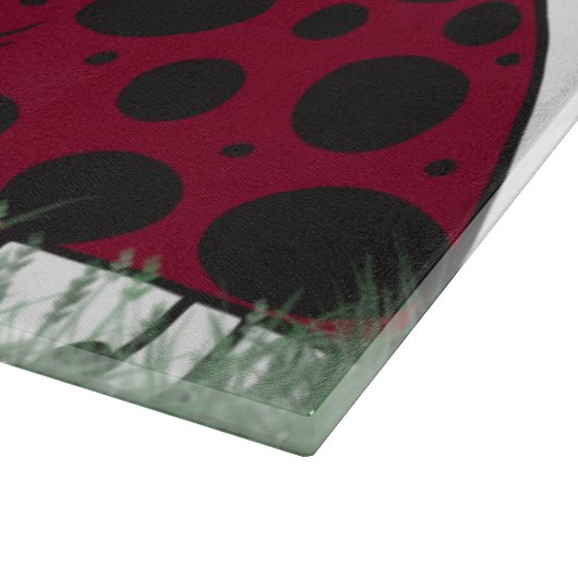 Niedliche Ladybugs und Mistletoe Schneidebrett (Ecke)