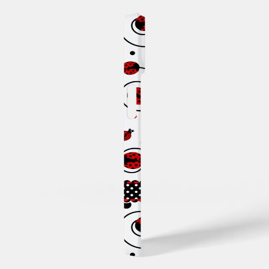 Niedliche Ladybugs und Wirbel Name Case-Mate iPhone Hülle (Rückseite / Rechts)