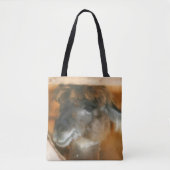 Niedliche Lama Face Farm Animal Art Tasche (Vorderseite)