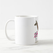 Niedliche Lama-Illustration No Prob-llama Kaffeetasse (Links)