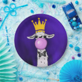 Niedliche Lama-Illustration Pappteller (Party)