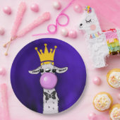 Niedliche Lama-Illustration Pappteller (Party)