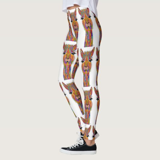 Niedliche Lama-Leggings Leggings (Links)