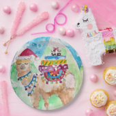 Niedliche Lama-Party-Platte für Weihnachtsmalerei Pappteller (Party)