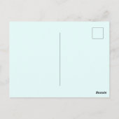 Niedliche Lama-Postkarte Postkarte (Rückseite)