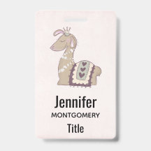 Niedliche Lama-Prinzessin mit einer Krone