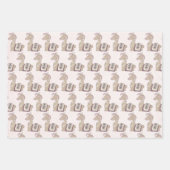 Niedliche Lama-Prinzessin mit einer Krone Geschenkpapier Set (Vorderseite 3)