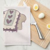 Niedliche Lama-Prinzessin mit einer Krone Geschirrtuch (Viertel Falte)