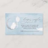 Niedliche Lamb Baby Dusche Windeln Raffel Tickets Begleitkarte (Vorderseite)