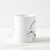 Niedliche Lamm-Tassen-kundenspezifische Kaffeetasse (Mittel)